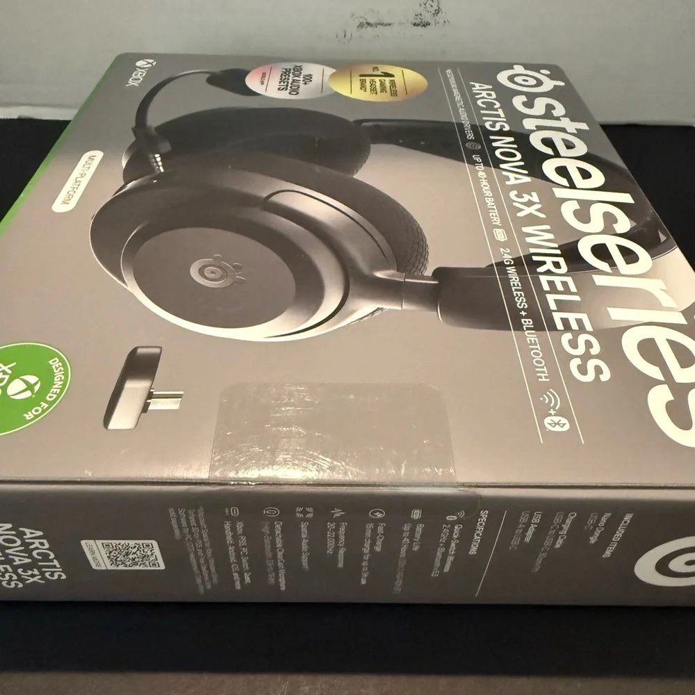 SteelSeries Arctis Nova 3X Wireless Headset - Black